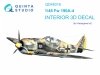 Quinta Studio QD48316 Fw 190A-4 3D-Printed & coloured Interior on decal paper (Hasegawa) 1/48